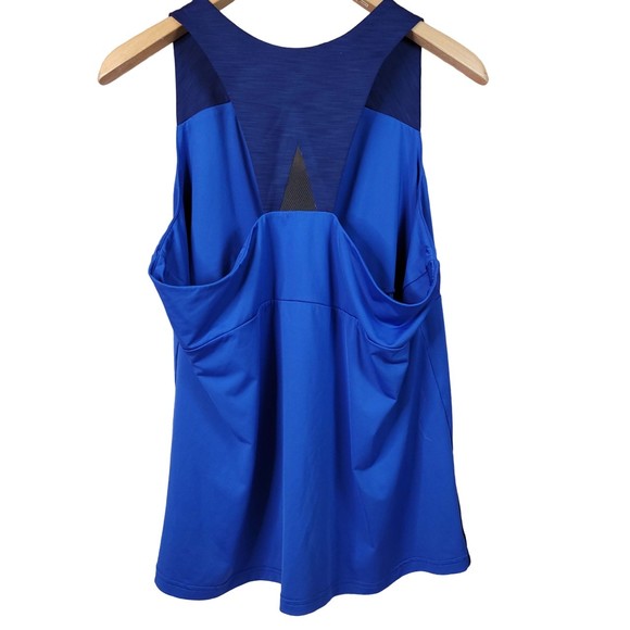 REI Blue Sleeveless Tank Top Women XL Floral - Picture 2 of 8